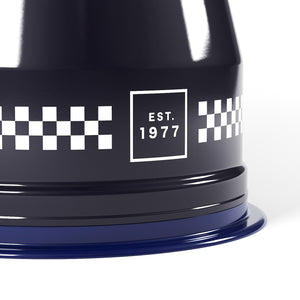 Authentic Atlassian Williams Racing rear wheel rim table showcasing genuine Formula 1 engineering and racing heritage