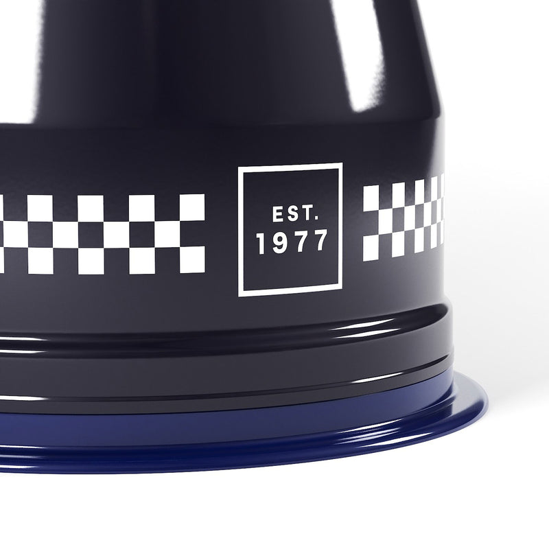 Authentic Atlassian Williams Racing rear wheel rim table showcasing genuine Formula 1 engineering and racing heritage