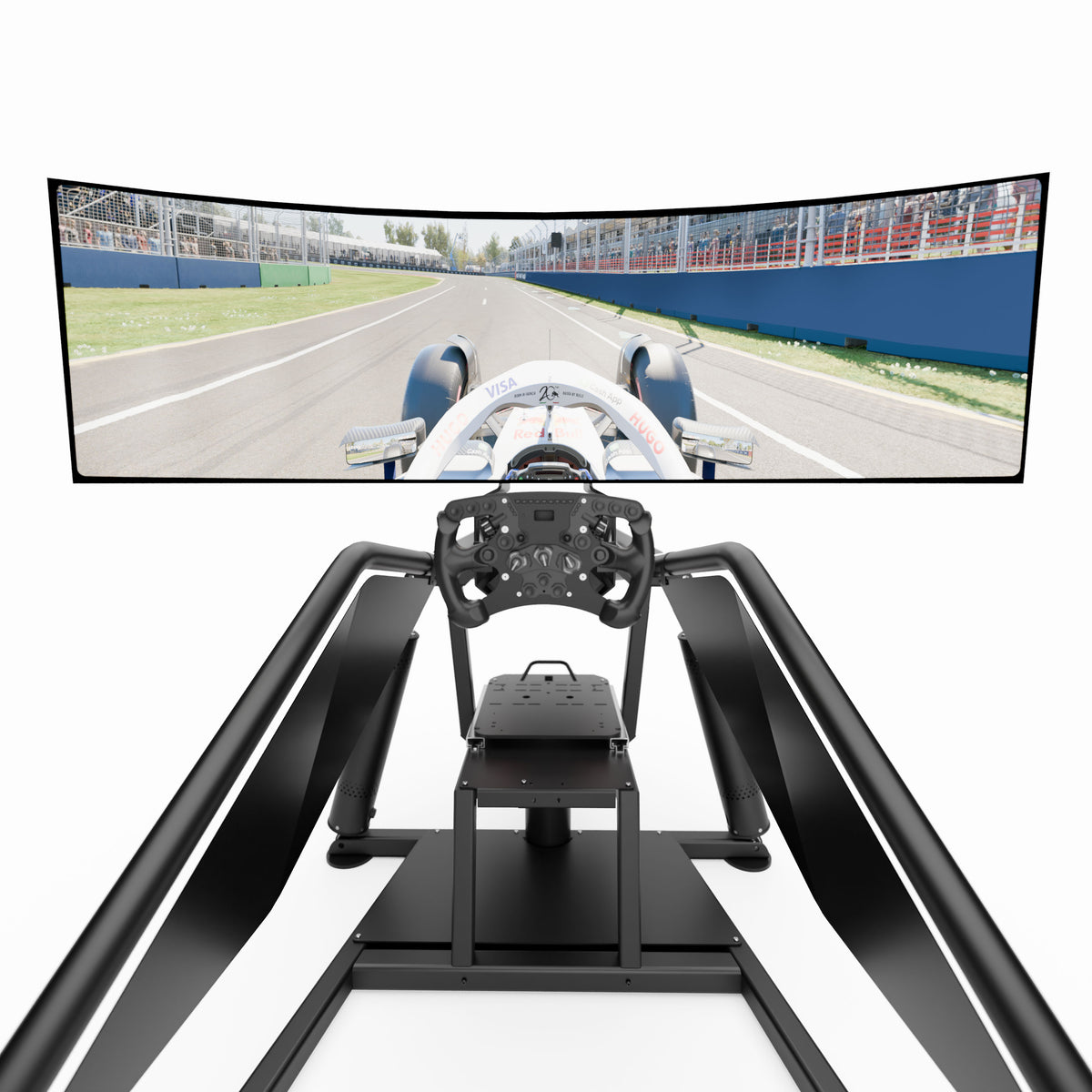 Visa Cash App RB F1 Team X Wav static simulator Japan livery inclusive design accessible motorsport simulator