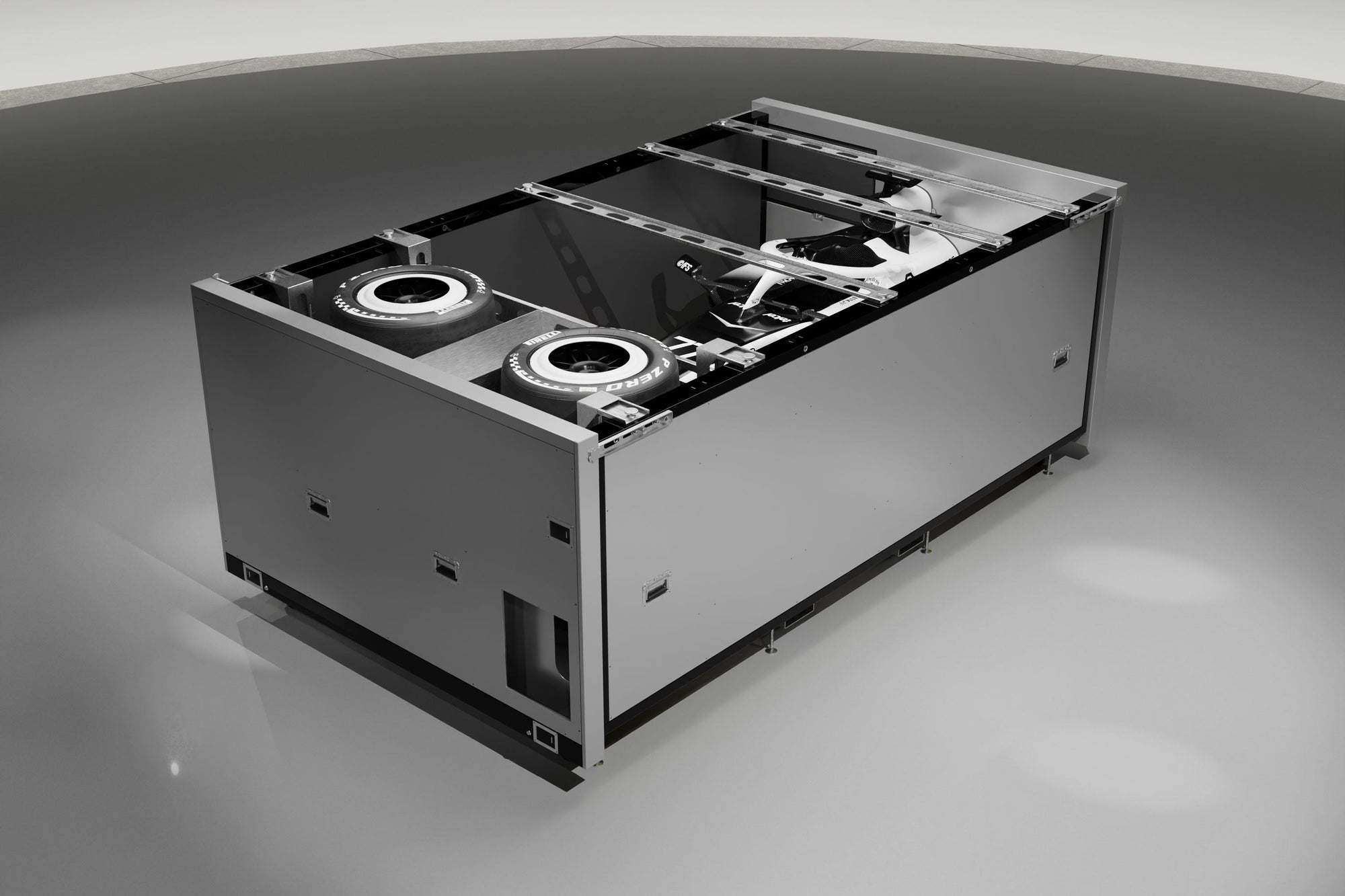 Official 2026 Cadillac Formula One® Team MAC-26 Pit Stop Rig