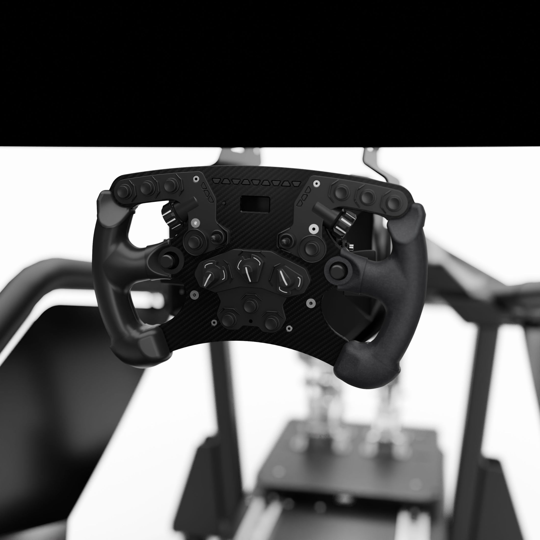 Aston Martin Aramco F1 Team X Lite static simulator streamlined racing cockpit immersive driving setup