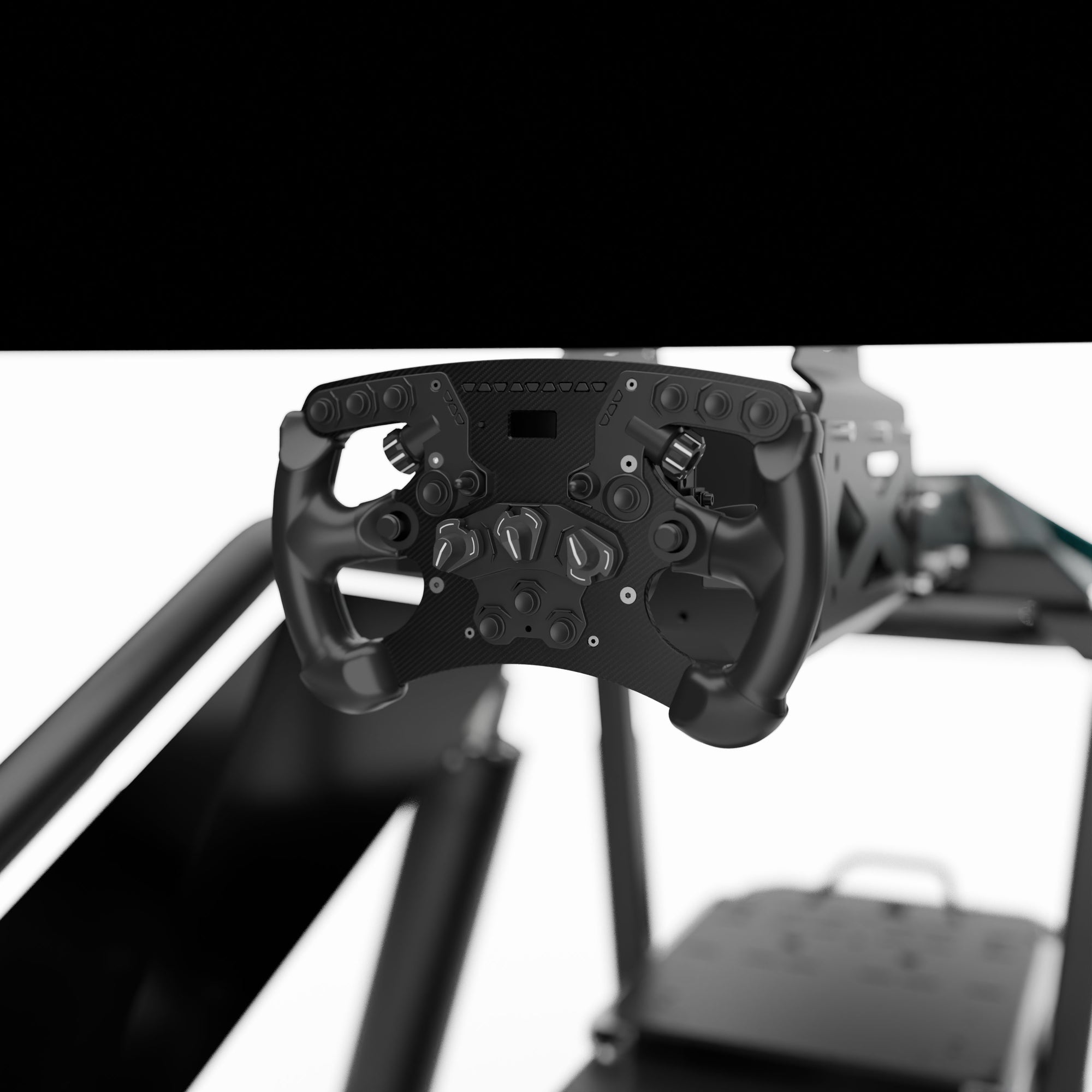 Aston Martin Aramco F1 Team X Wav static simulator accessible motorsport simulator inclusive cockpit setup