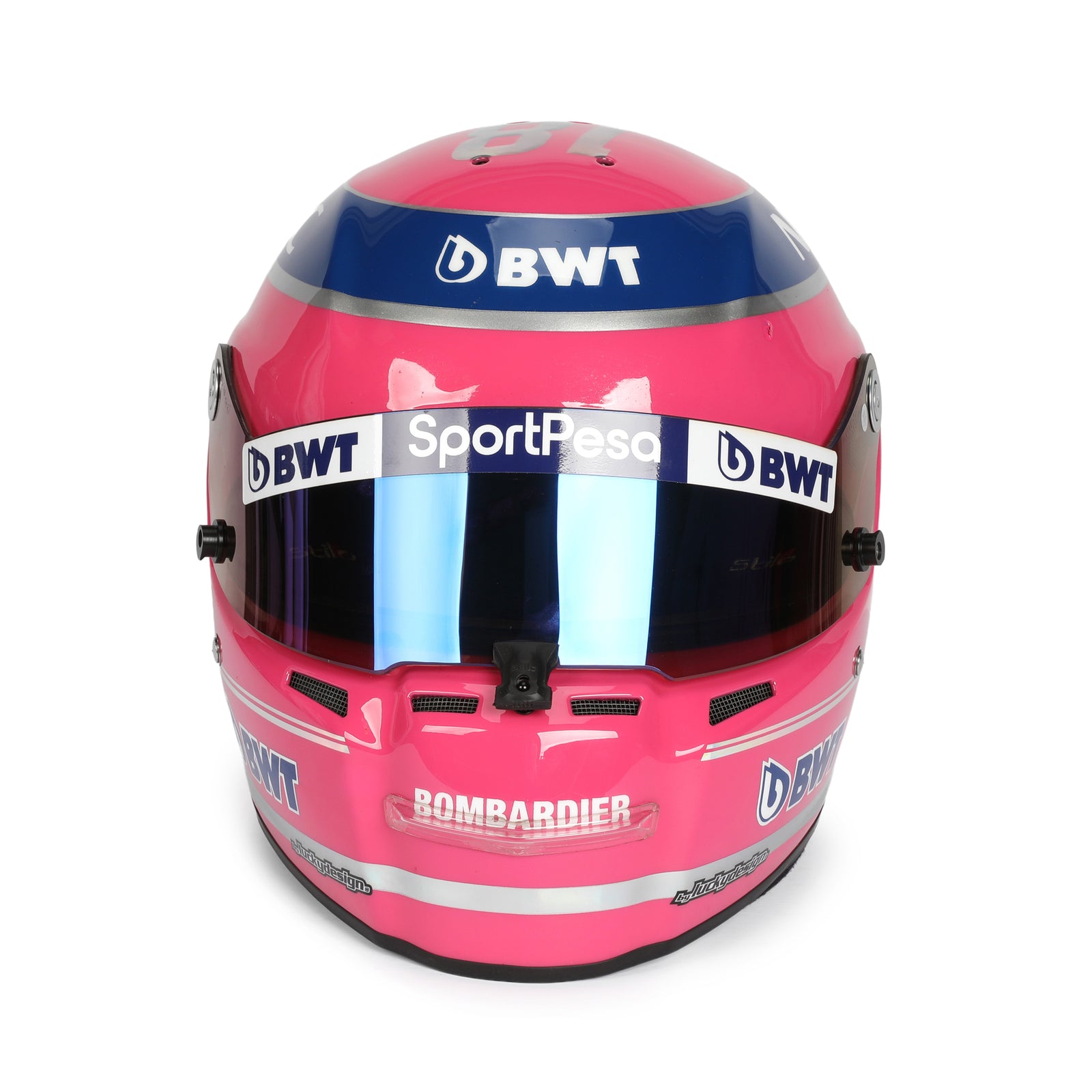 LOT 543 - Lance Stroll 2019 Racing Point Helmet - Used