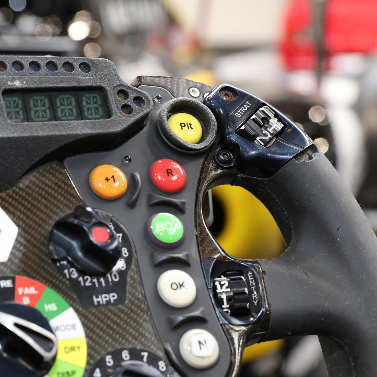 2014 Lotus E22-03 Formula 1 rolling chassis in 2019 RS19 livery, premium exhibition display for collectors and motorsport fans