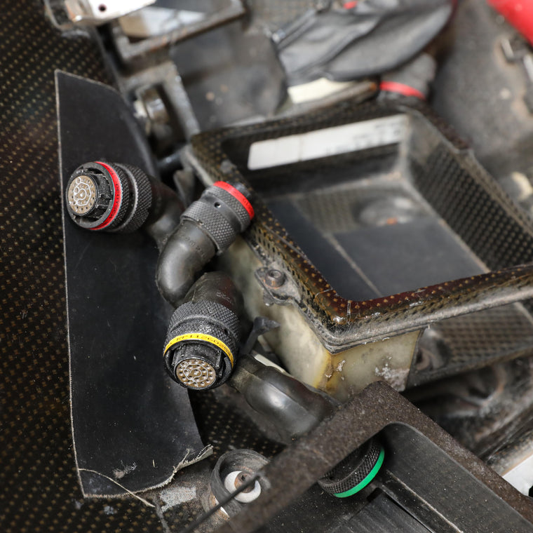 2014 Lotus E22-03 full-size Formula 1 rolling chassis with 2019 RS19 livery, authentic-style collector showpiece