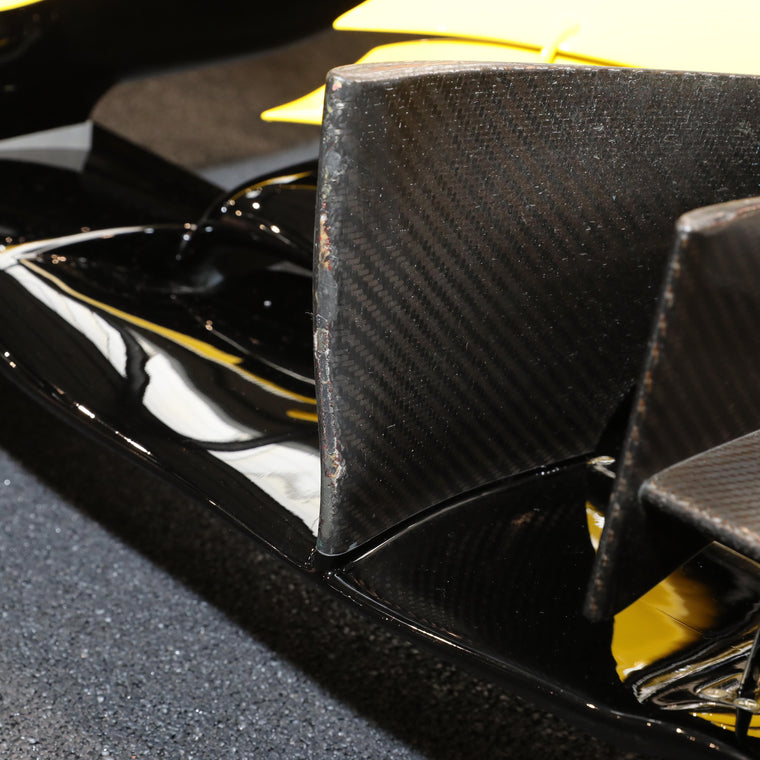 2014 Lotus E22-03 rolling chassis transformed with 2019 RS19 livery, premium exhibition vehicle for collectors
