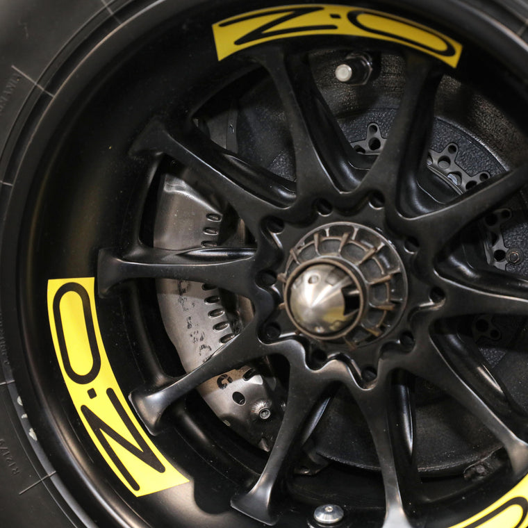 Lotus E22-03 2014 full-size rolling chassis in striking 2019 RS19 Formula 1 livery, exclusive motorsport exhibition display
