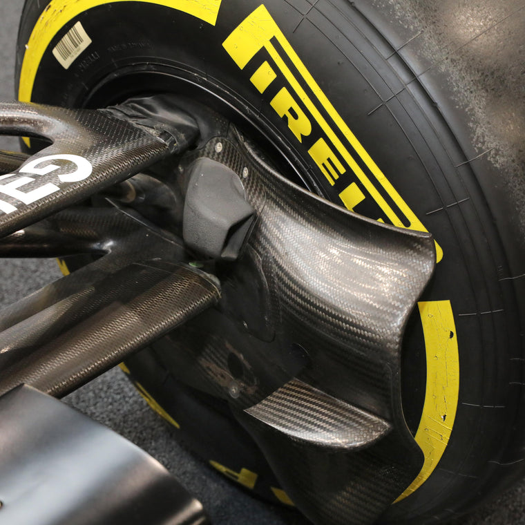 Lotus E22-03 2014 rolling chassis showcasing 2019 RS19-inspired livery, premium motorsport collector display