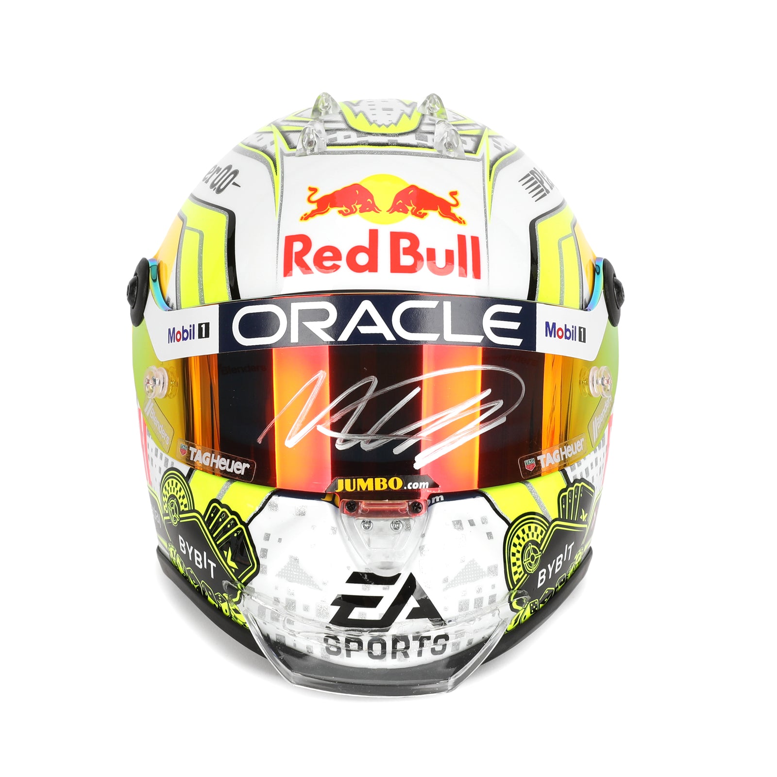 LOT 646 - Max Verstappen Signed 2023 Red Bull Racing 1:2 Scale Helmet - Las Vegas GP