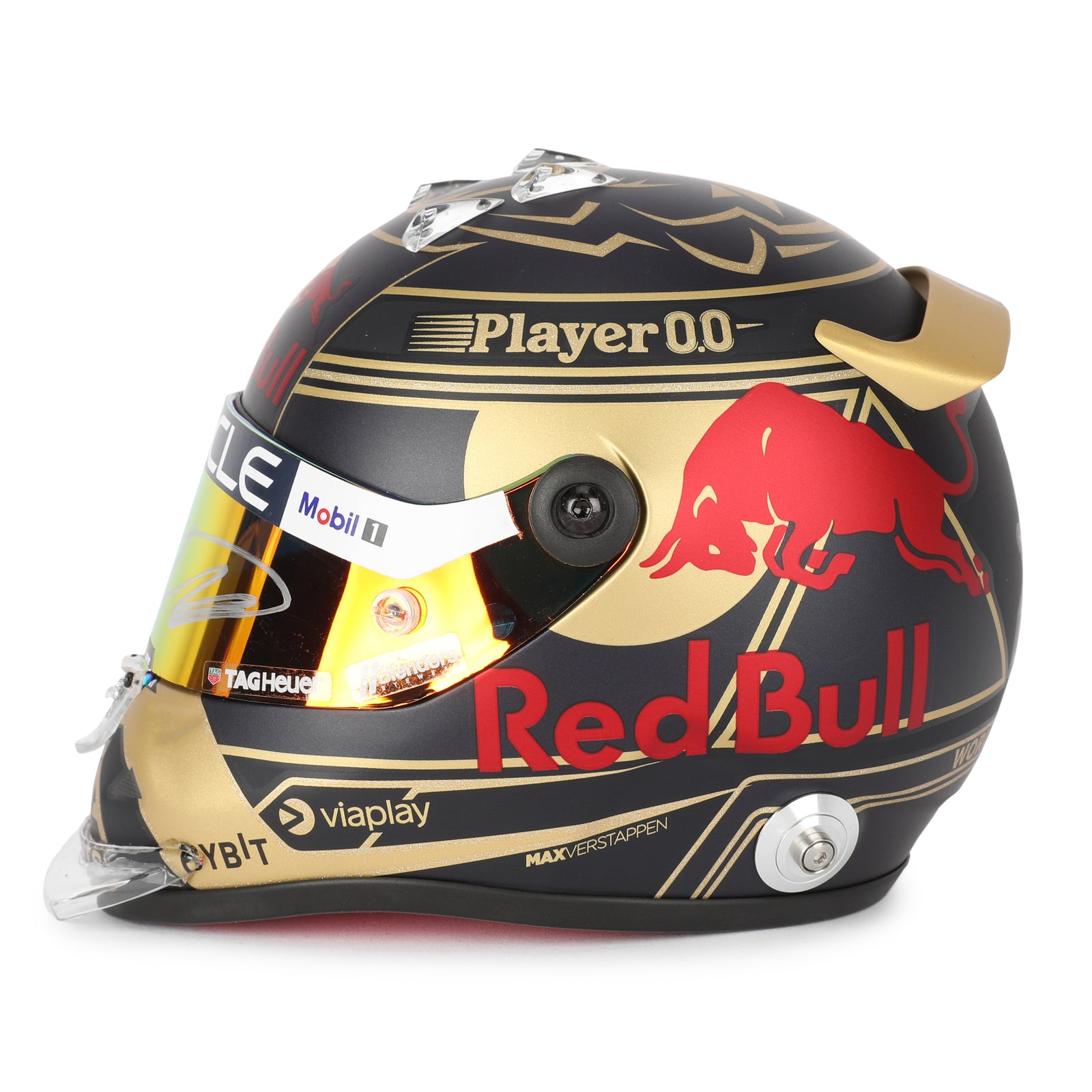 LOT 746 - Max Verstappen Signed 2023 Red Bull Racing 1:2 Scale Helmet - World Champion