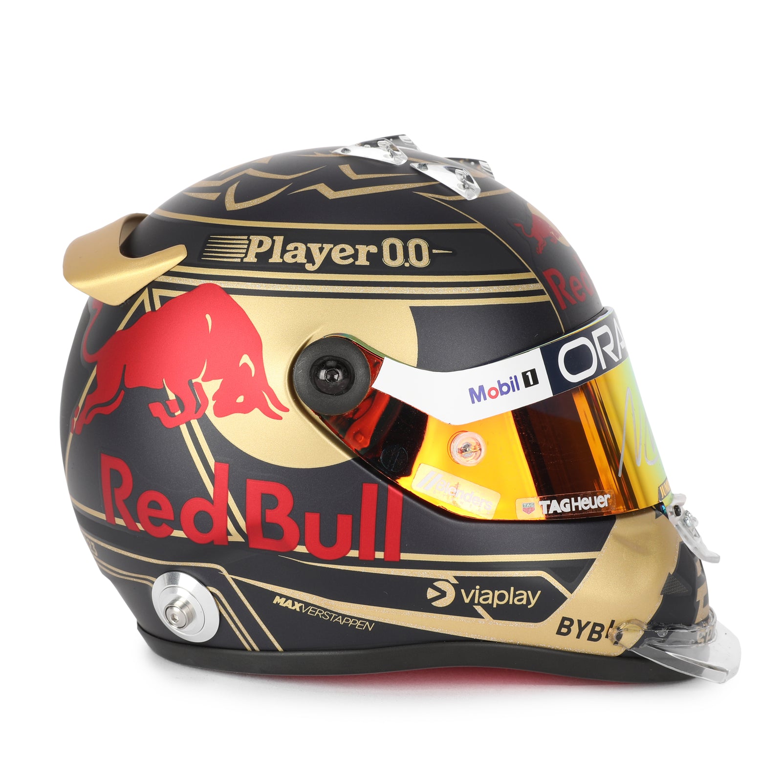 LOT 746 - Max Verstappen Signed 2023 Red Bull Racing 1:2 Scale Helmet - World Champion