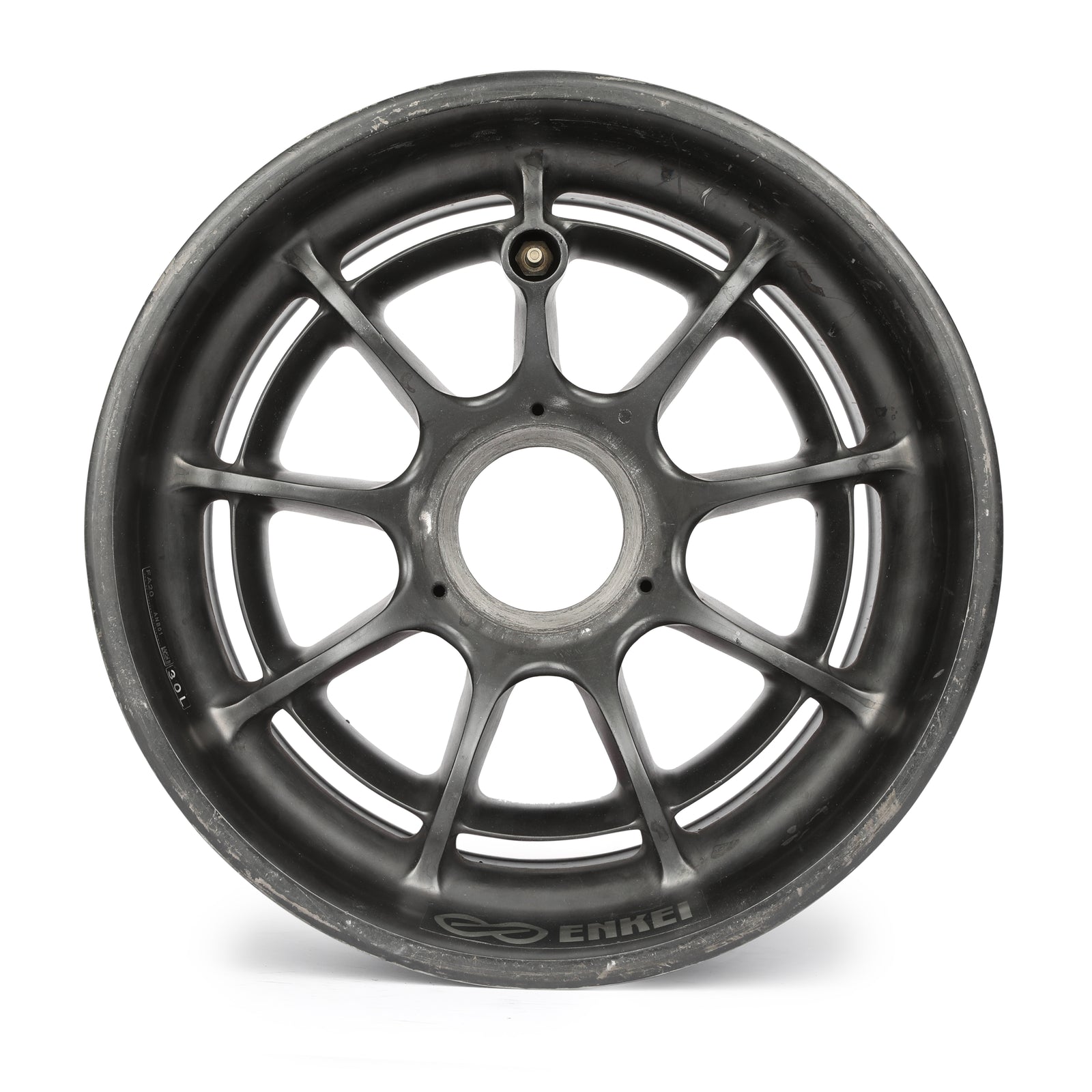 Auction LOT 017 - Lando Norris 2021 McLaren Front Wheel Rim Table - Monza GP