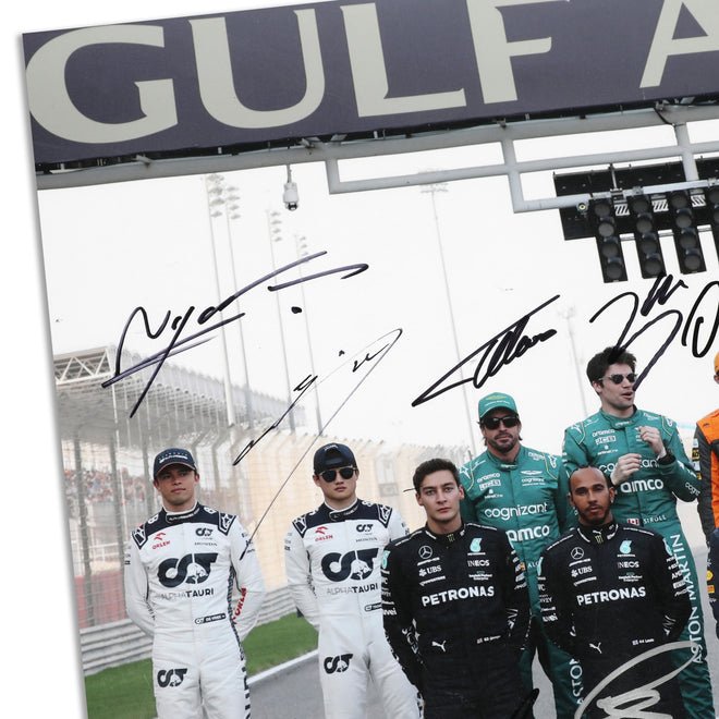 LOT 572 - Signed 2023 Formula One Full Grid Photo - Make-A-Wish