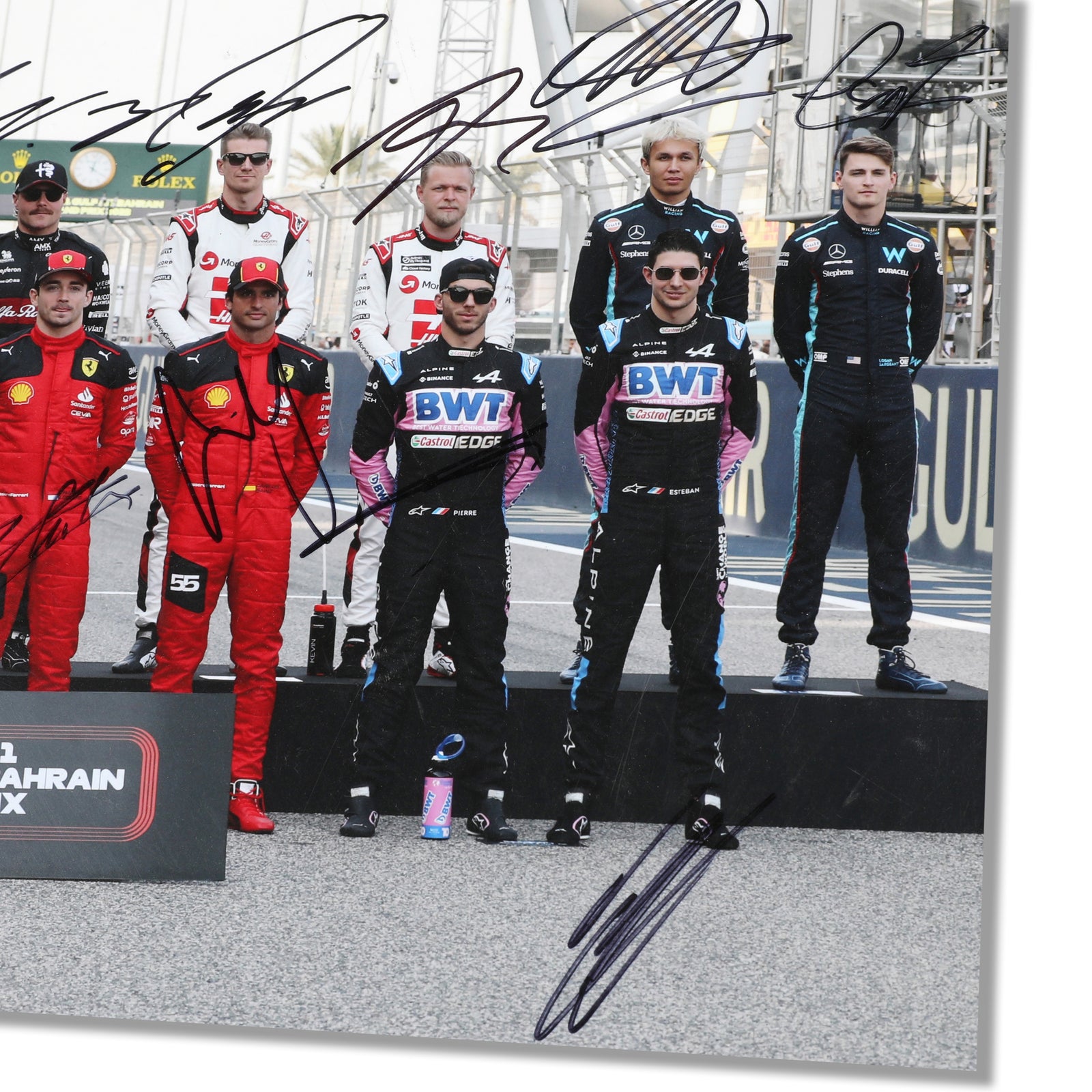 LOT 574 - Signed 2023 Formula One Full Grid Photo - Make-A-Wish