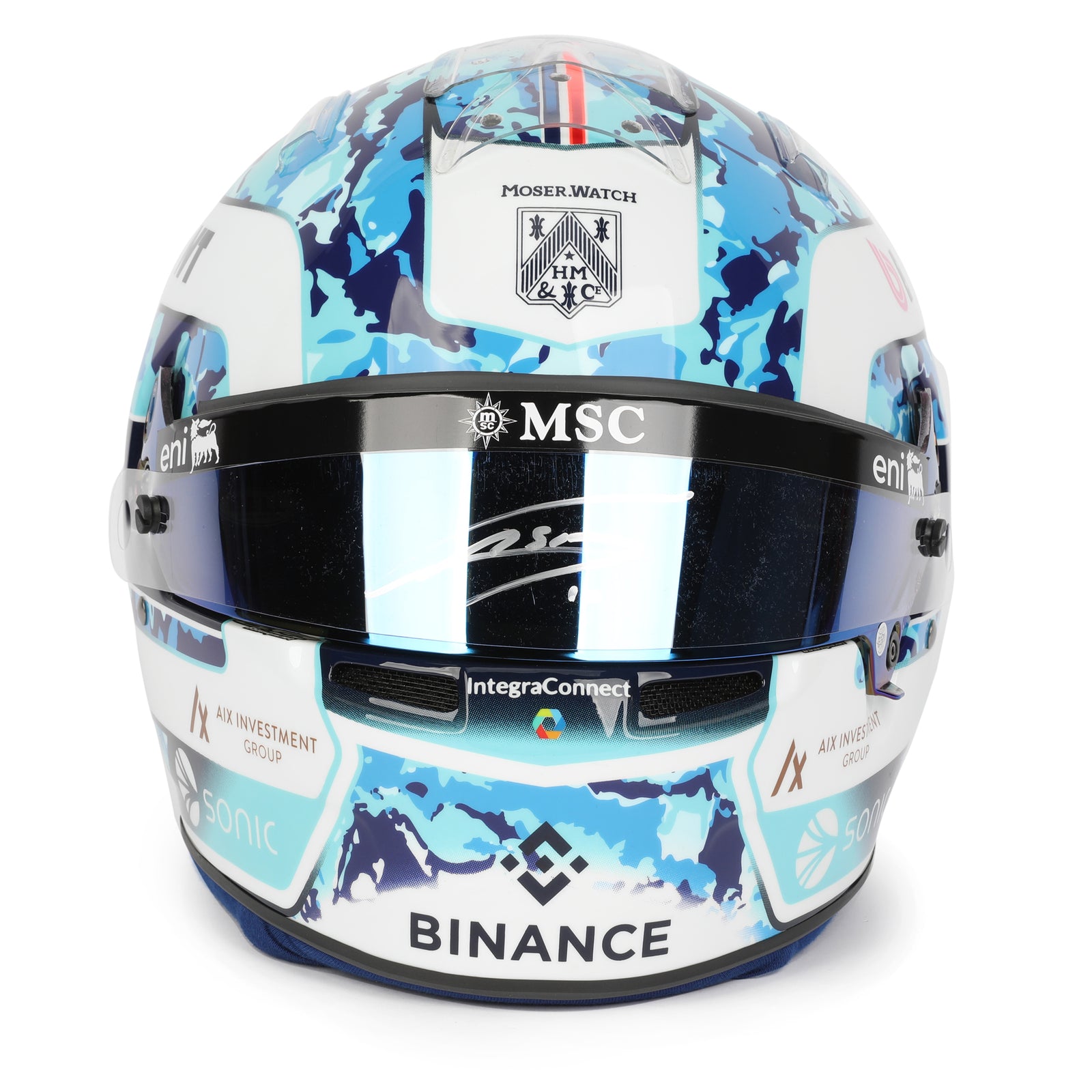 Pierre Gasly Signed 2025 BWT Alpine F1 Team Replica Helmet