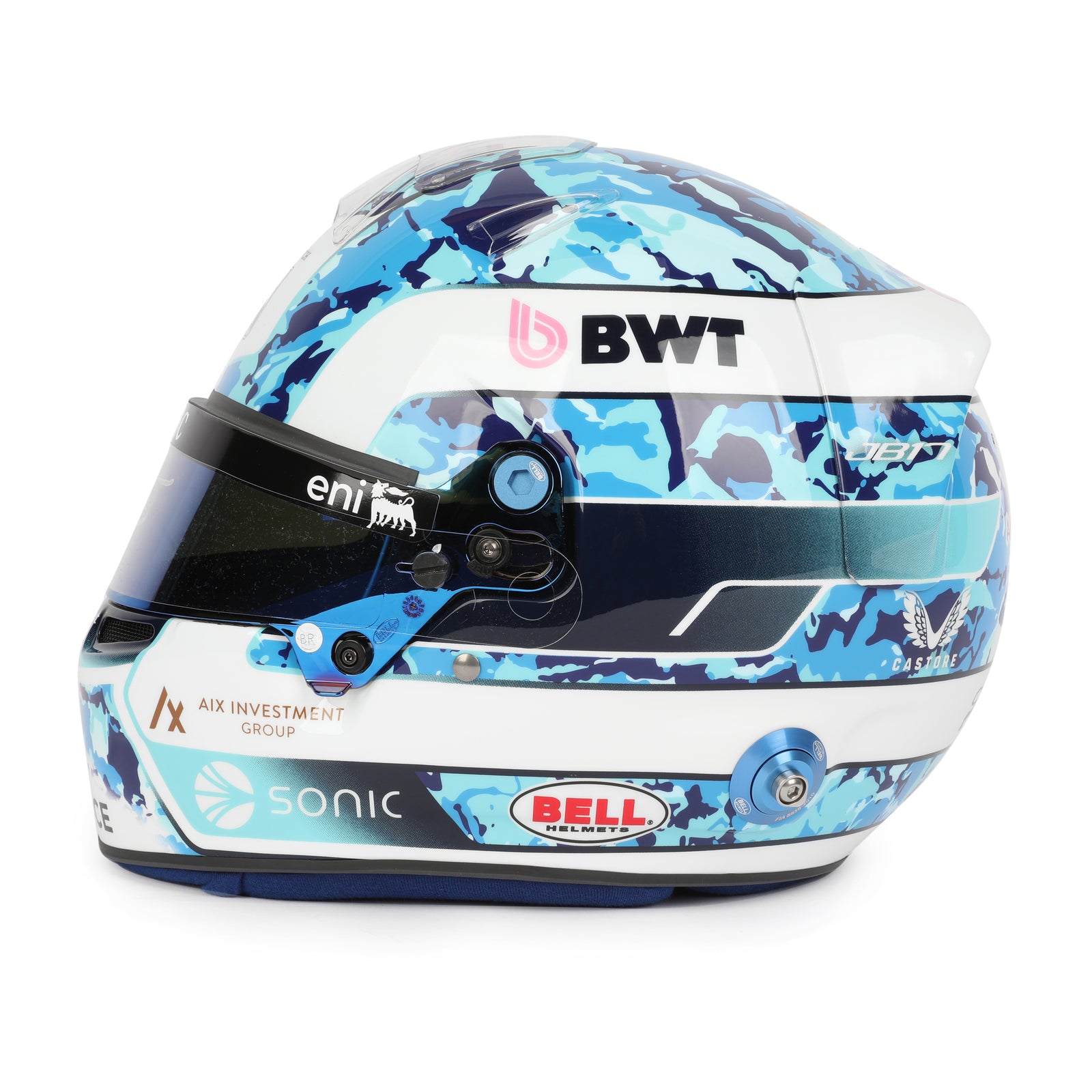 Pierre Gasly Signed 2025 BWT Alpine F1 Team Replica Helmet