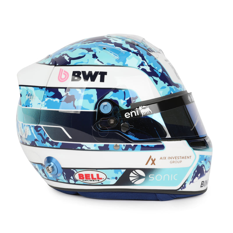 Pierre Gasly Signed 2025 BWT Alpine F1 Team Replica Helmet