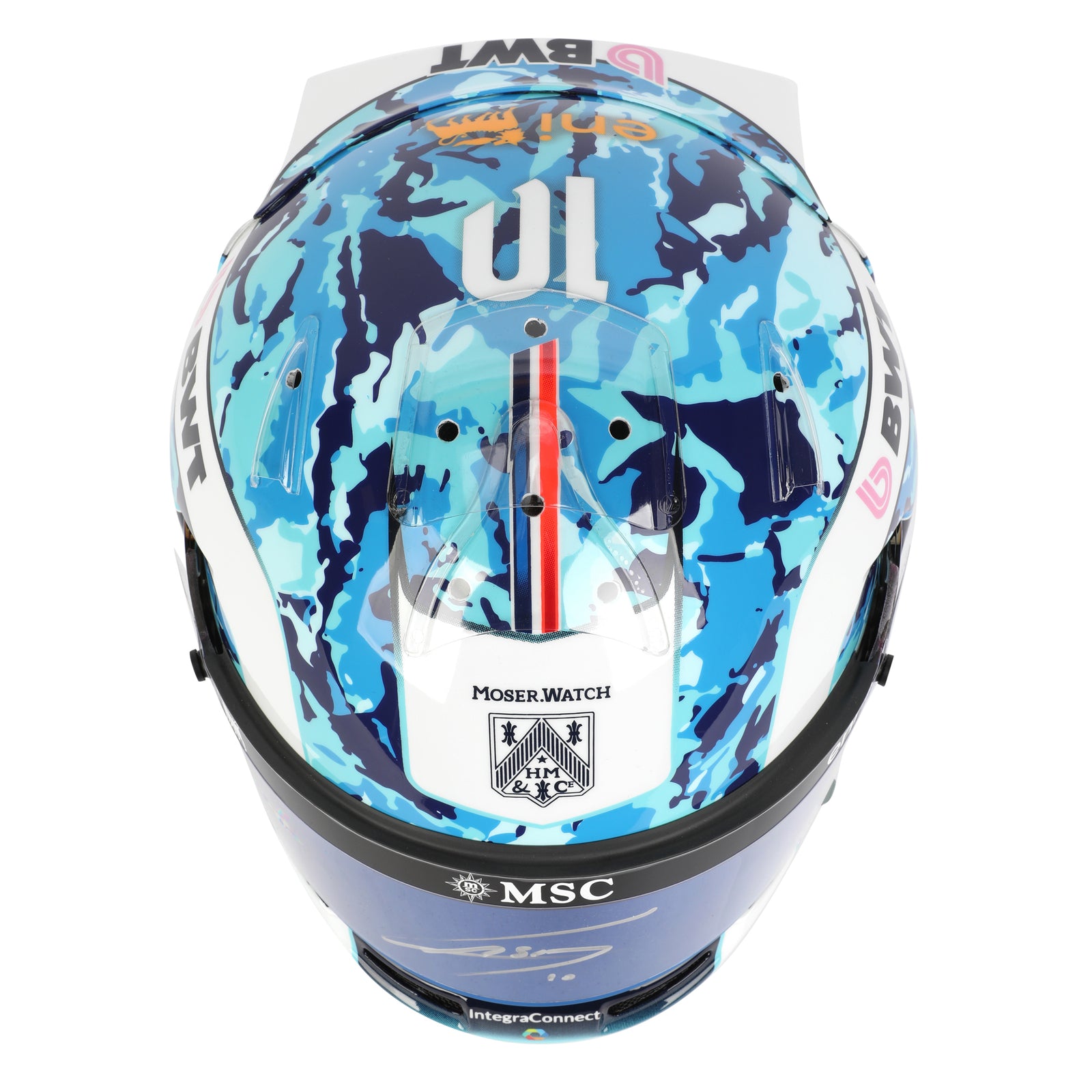 Pierre Gasly Signed 2025 BWT Alpine F1 Team Replica Helmet