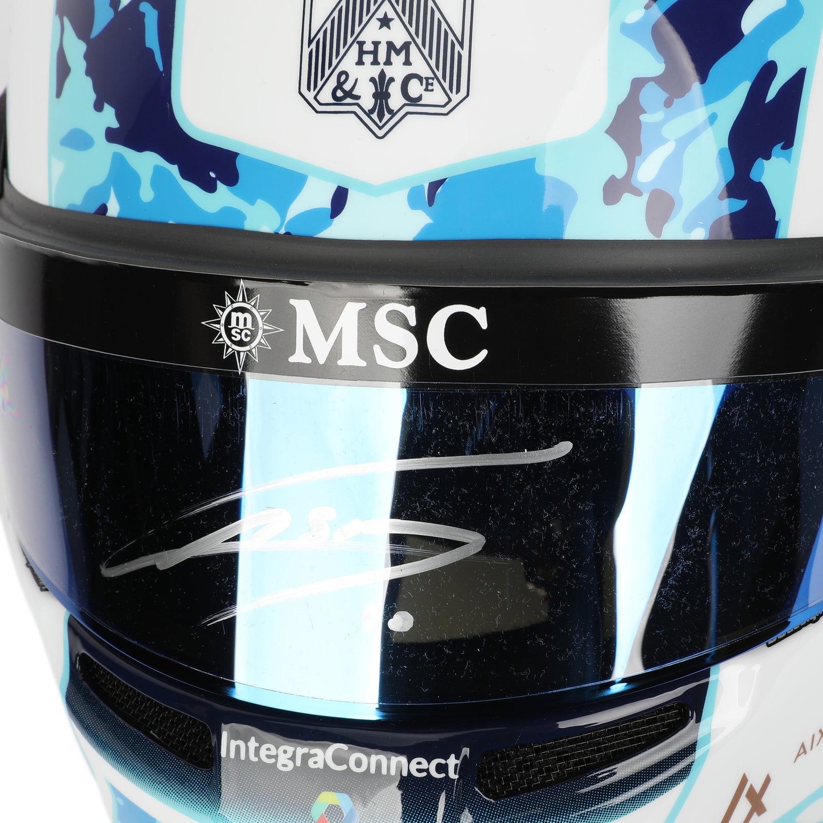 Pierre Gasly Signed 2025 BWT Alpine F1 Team Replica Helmet