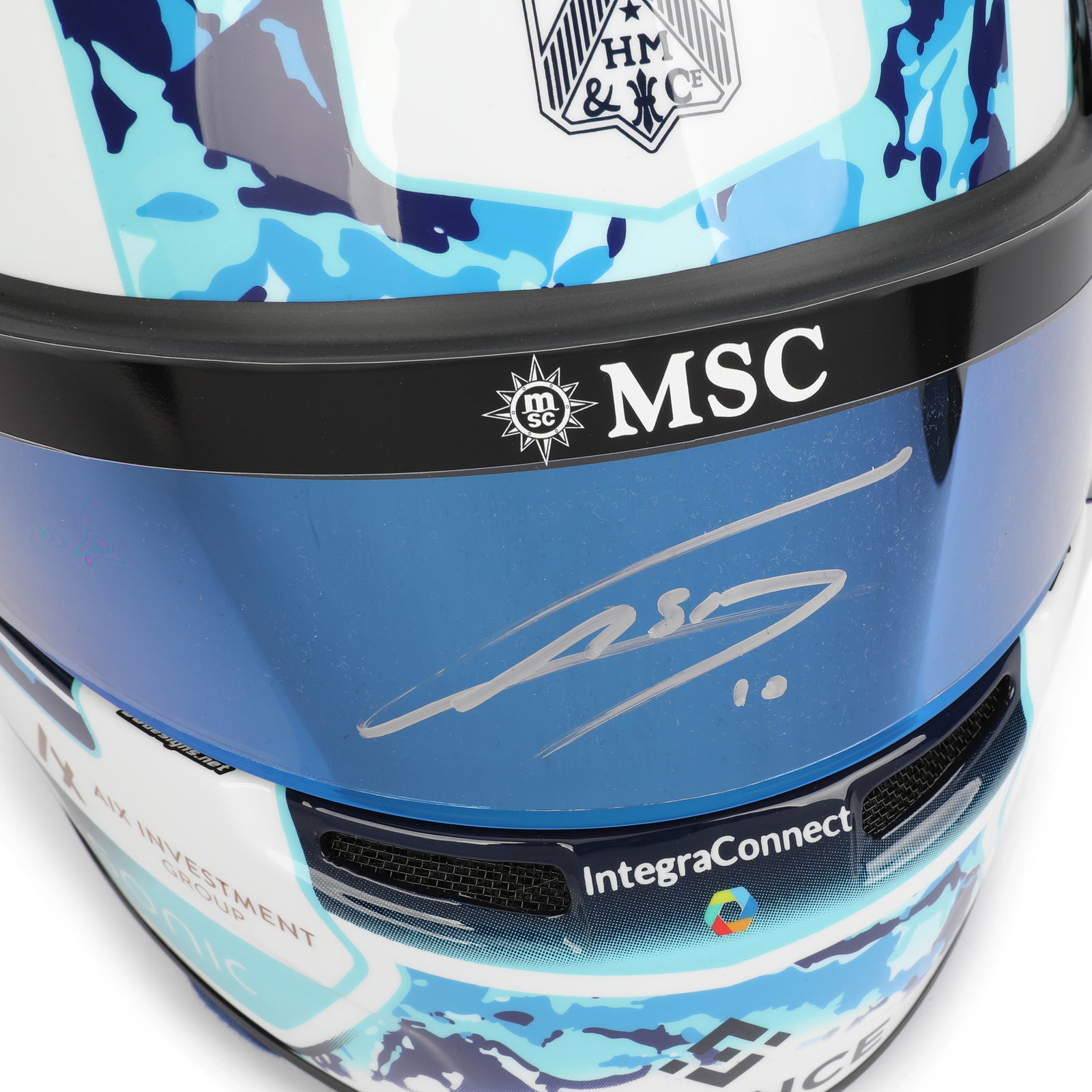 Pierre Gasly Signed 2025 BWT Alpine F1 Team Replica Helmet