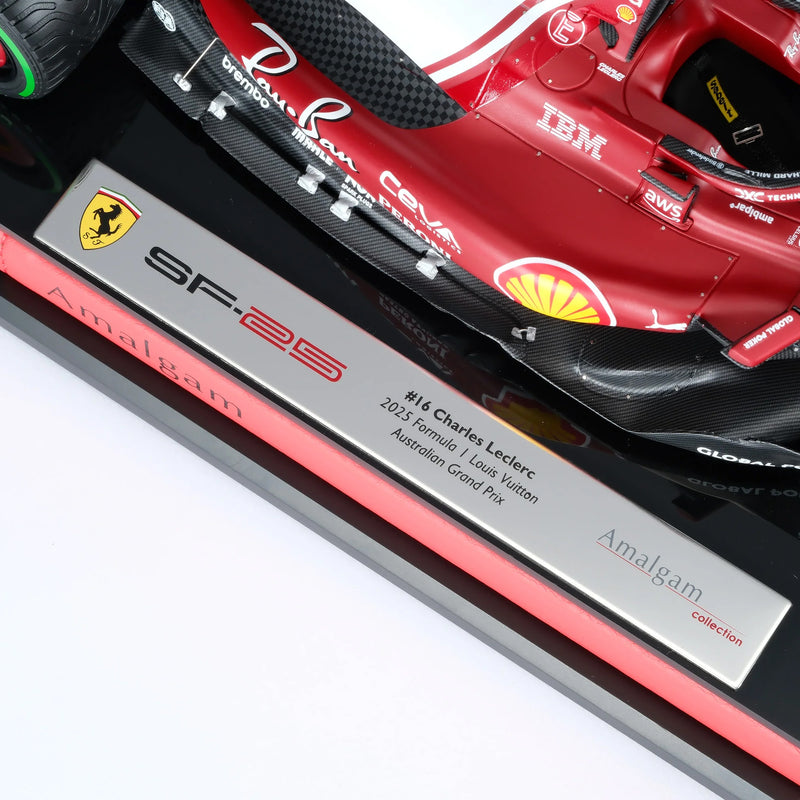 Charles Leclerc 2025 Ferrari SF-25 1:18 Scale Model Australian GP Edition