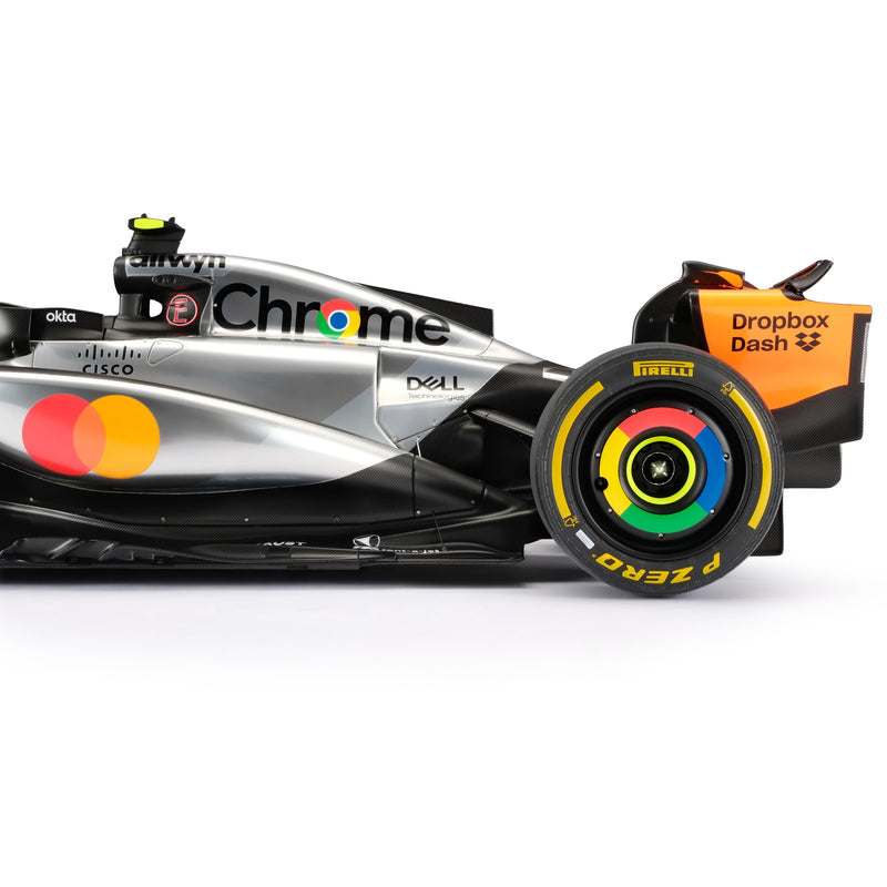 Lando Norris 2025 McLaren MCL39 1:8 Scale Model - British GP Amalgam Collection