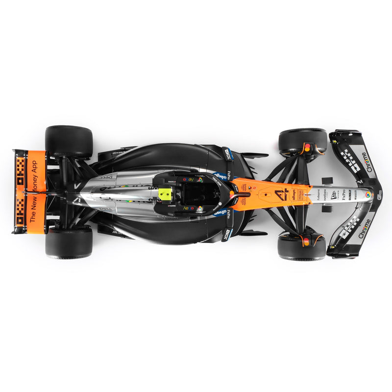 Lando Norris 2025 McLaren MCL39 1:8 Scale Model - British GP Amalgam Collection