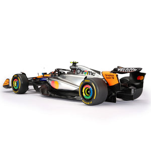 Lando Norris 2025 McLaren MCL39 1:8 Scale Model - British GP Amalgam Collection