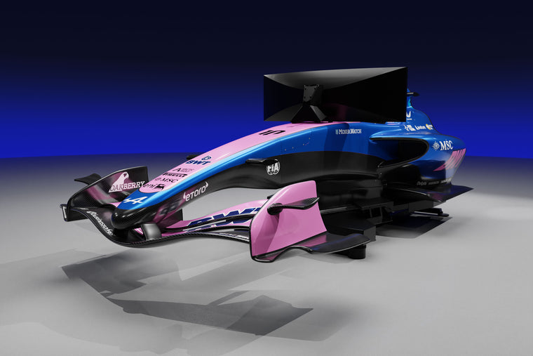 BWT Alpine Formula One™ Team 2026 Formula 1-inspired simulator, exclusive collector display for Formula 1 fans and motorsport enthusiasts
