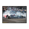 Lewis Hamilton 2024 Mercedes AMG Petronas Print - The Farewell - Abu Dhabi GP - Box Frame