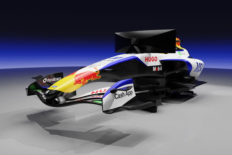 2026 Visa Cash App Racing Bulls F1® Team Formula 1-inspired racing simulator, premium collector display and luxury motorsport memorabilia centrepiece