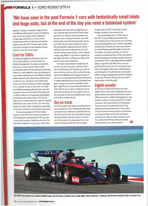 2019 Toro Rosso STR14-04 - F1® P2 Finishing Rolling Chassis