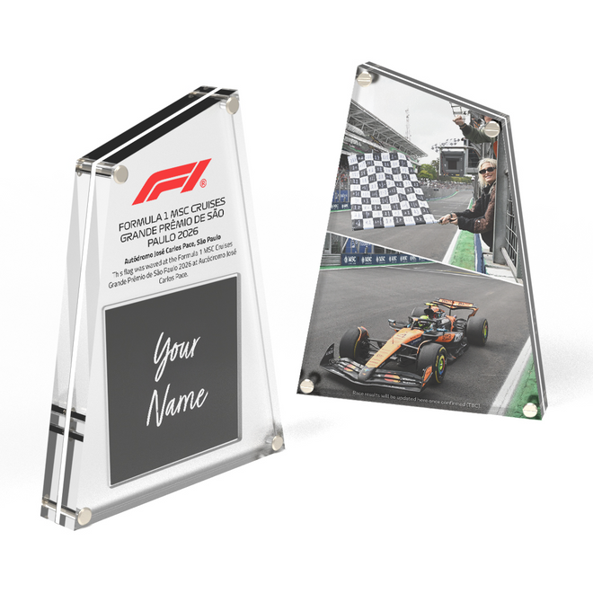 Own the Chequered Flag - 2026 Sao Paulo Grand Prix