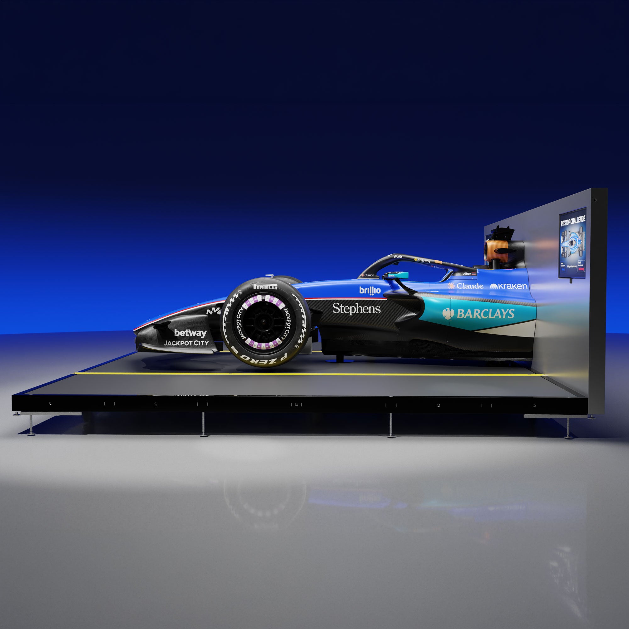 Official 2026 Atlassian Williams F1® Team FW48 Pit Stop Rig | F1