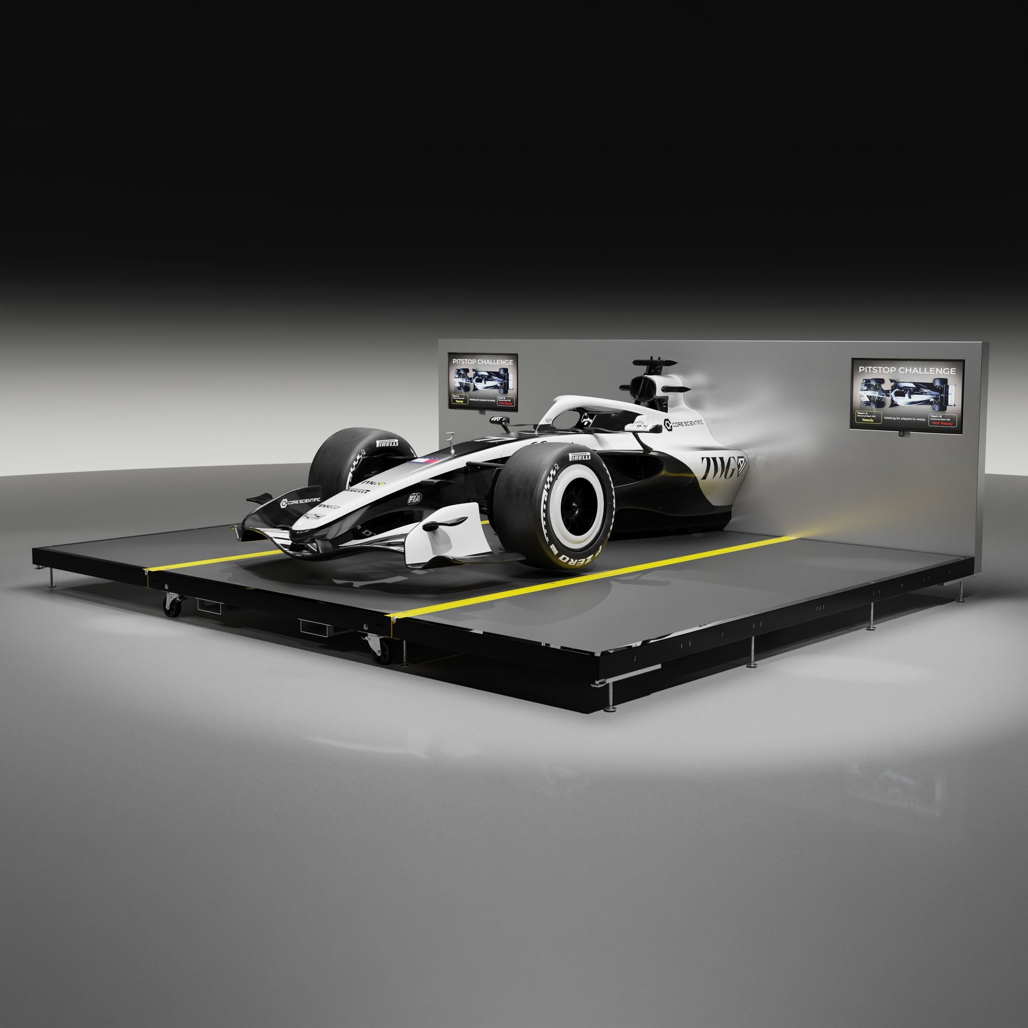 Official 2026 Cadillac Formula One® Team MAC-26 Pit Stop Rig