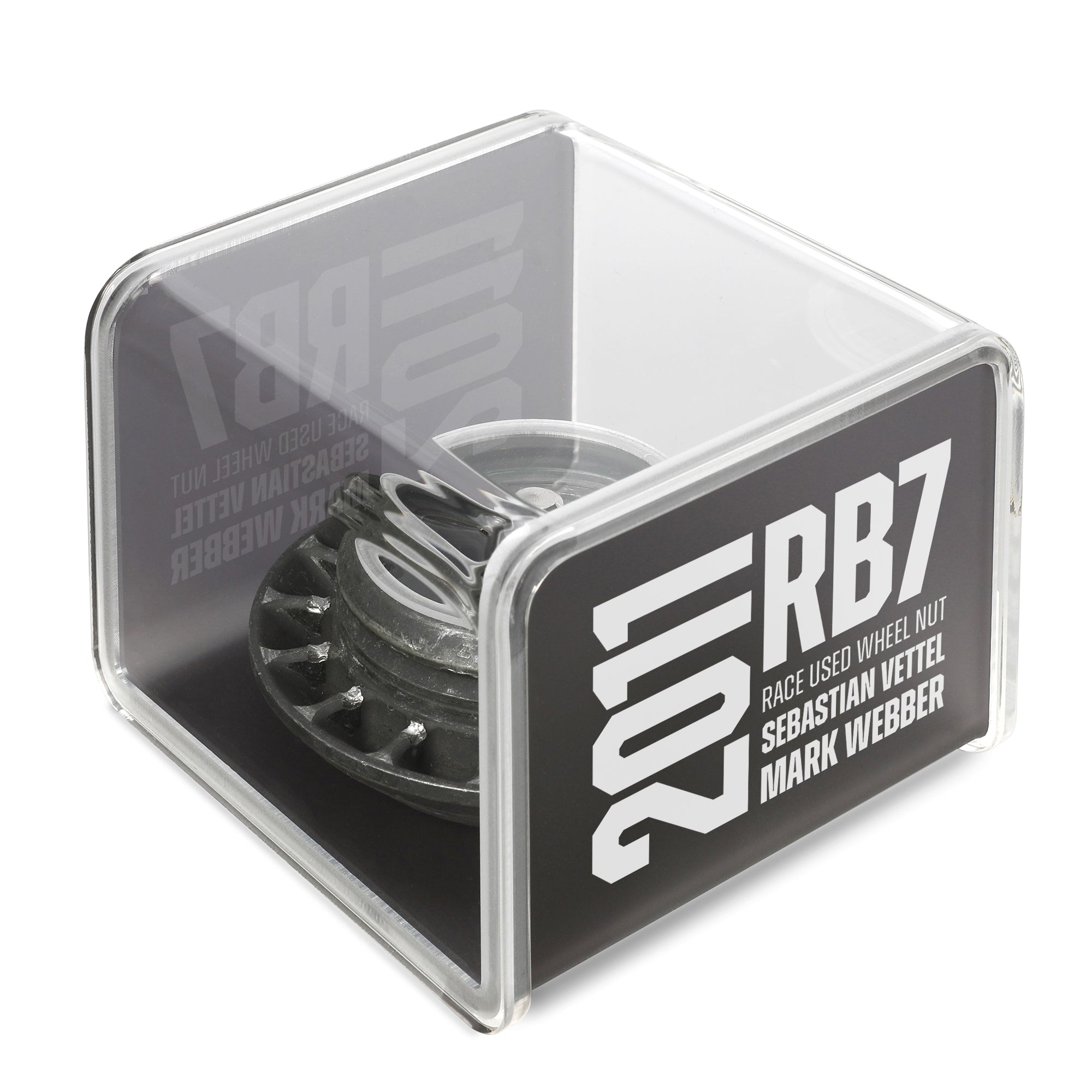 Bull Racing 2011 RB7 Grand Prix Used Wheel Nut Display Case