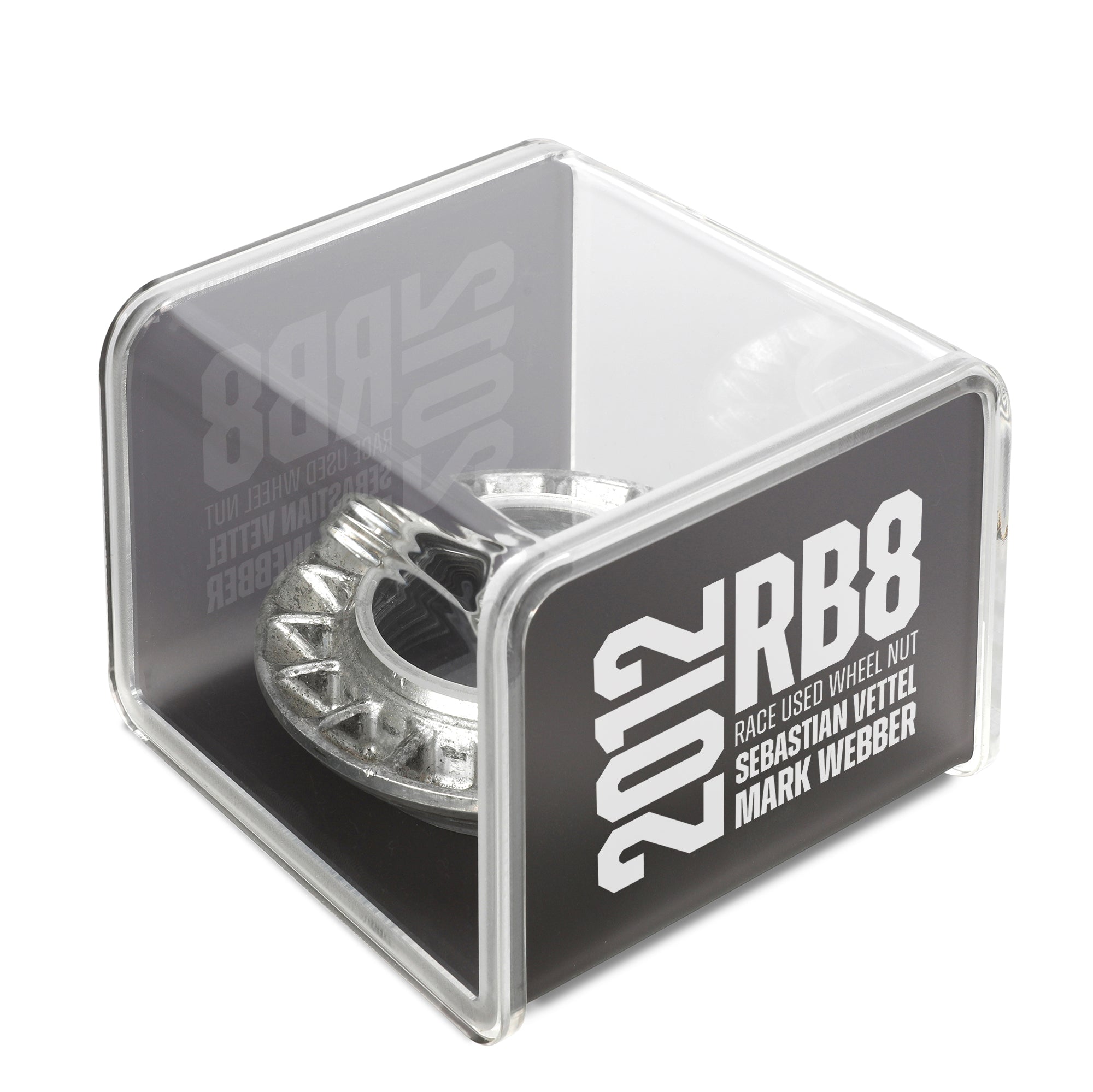 Bull Racing 2012 RB8 Grand Prix Used Wheel Nut Display Case