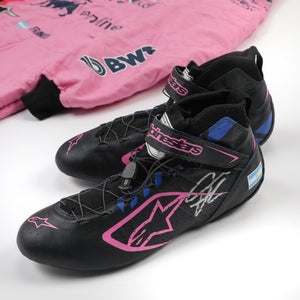 Franco Colapinto Signed 2025 Austrian GP Grand Prix Used Alpine F1 Team Used Racewear Bundle