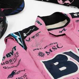 Franco Colapinto Signed 2025 Austrian GP Grand Prix Used Alpine F1 Team Used Racewear Bundle