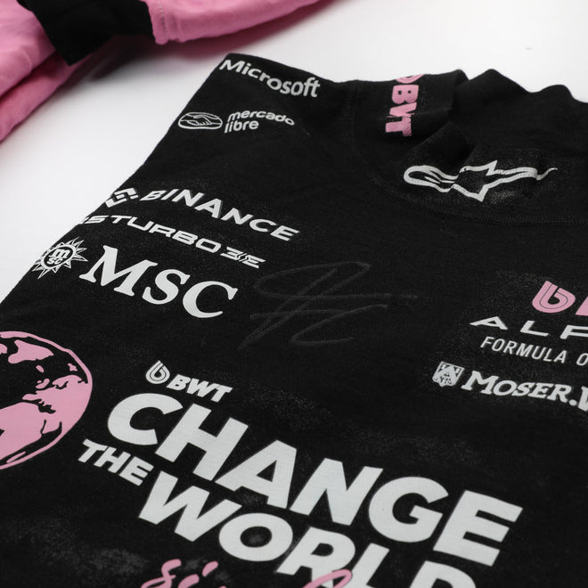 LOT 527 - Franco Colapinto Signed 2025 Alpine F1 Racewear Bundle - Austrian GP Used