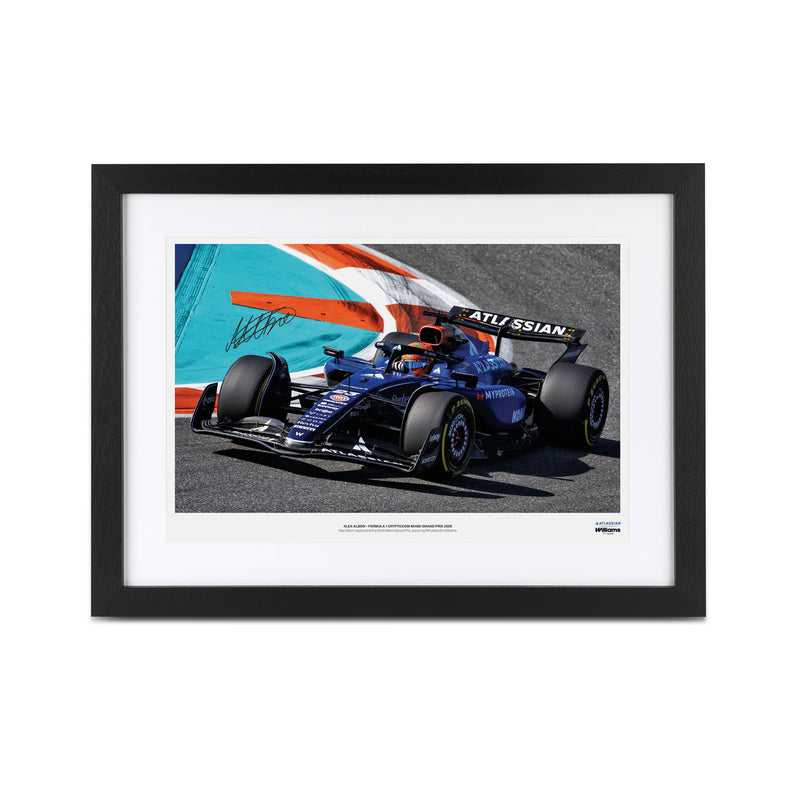 Alex Albon 2025 Signed Photo - Miami GP