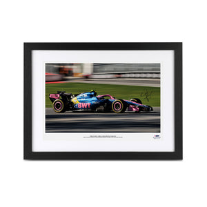 Franco Colapinto 2025 signed photo from the Canadian Grand Prix authentic Formula 1 memorabilia for premium collector display