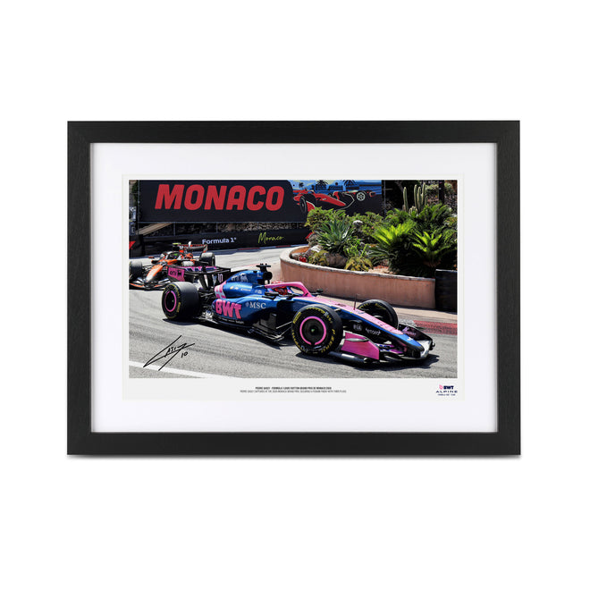 Pierre Gasly 2025 Signed Photo - Monaco GP