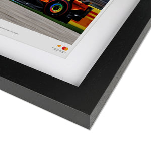 Authentic Lando Norris signed 2025 McLaren F1 Team photo celebrating the Australian Grand Prix for Formula 1 collectors