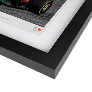 Authentic Lando Norris signed 2025 McLaren F1 Team photo celebrating the Austrian Grand Prix for Formula 1 collectors