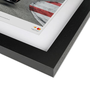 Lando Norris signed 2025 McLaren F1 Team Formula 1 photo from the Monaco Grand Prix premium collector display