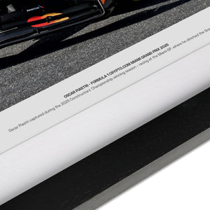 Oscar Piastri 2025 McLaren F1 Team Miami Grand Prix signed photo premium Formula 1 collector piece and motorsport memorabilia