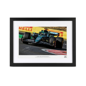 Lance Stroll 2025 signed photo from the Hungarian Grand Prix authentic Formula 1 memorabilia for premium collector display
