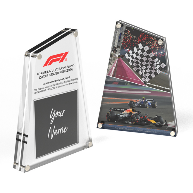 Own the Chequered Flag - 2026 Qatar Grand Prix