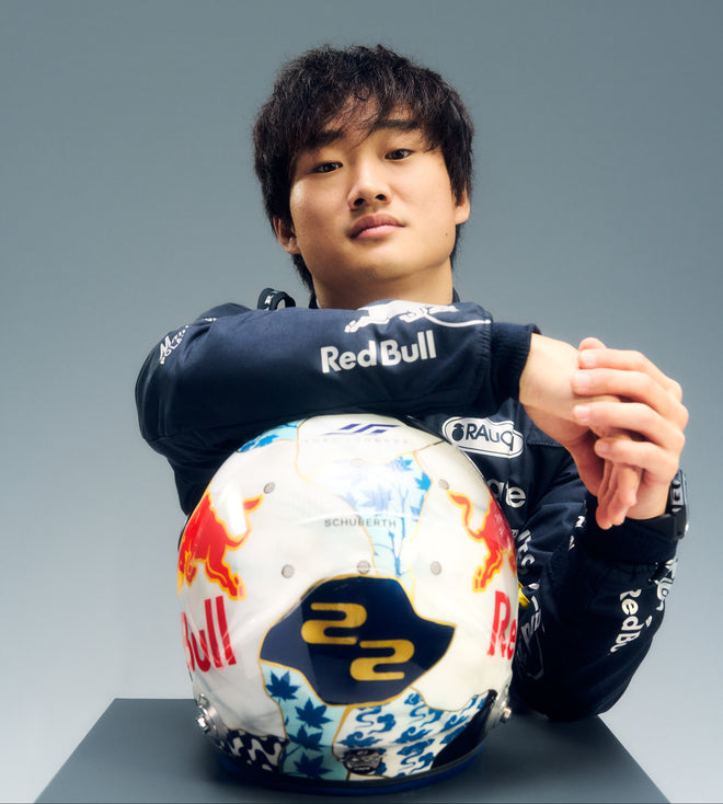 LOT 502 - Yuki Tsunoda 2025 Red Bull Racing Helmet – Las Vegas GP Used